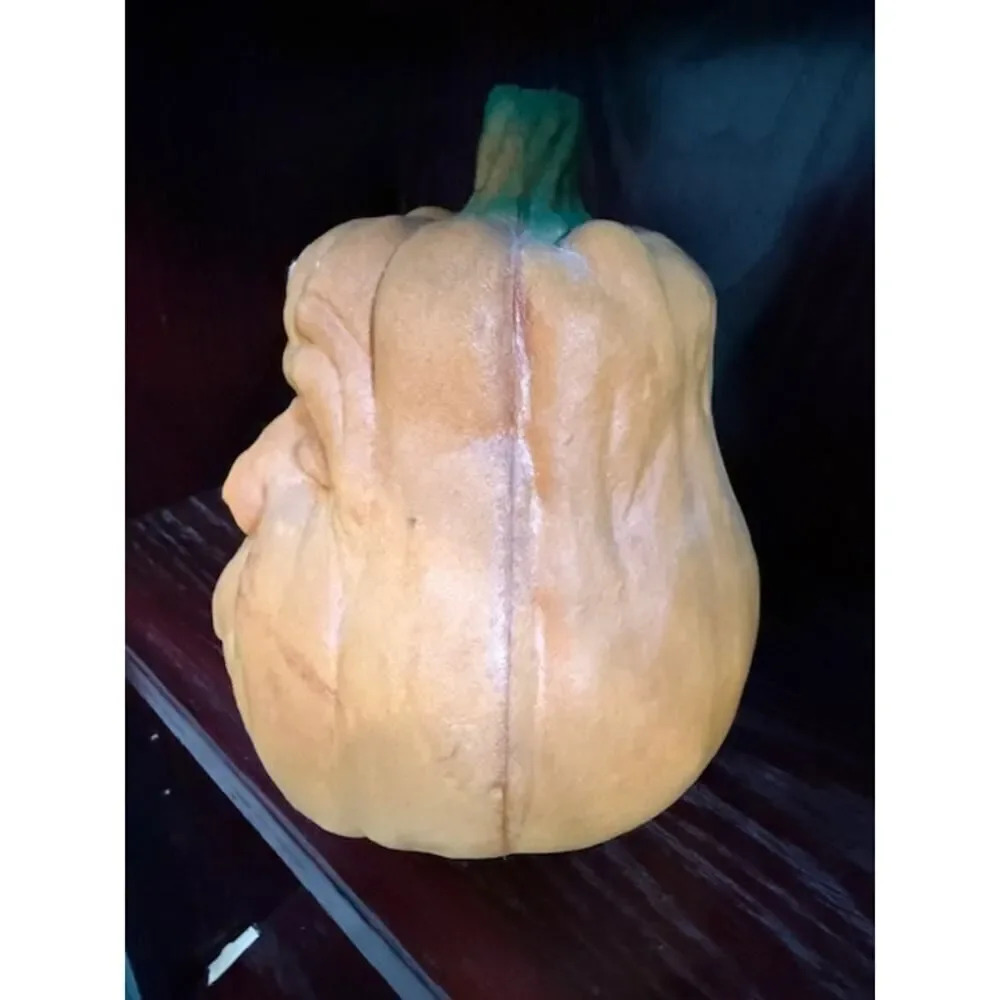 Vtg 1980’s Todd Masters Halloween Orange Pumpkin Face jack-o’-lantern foam